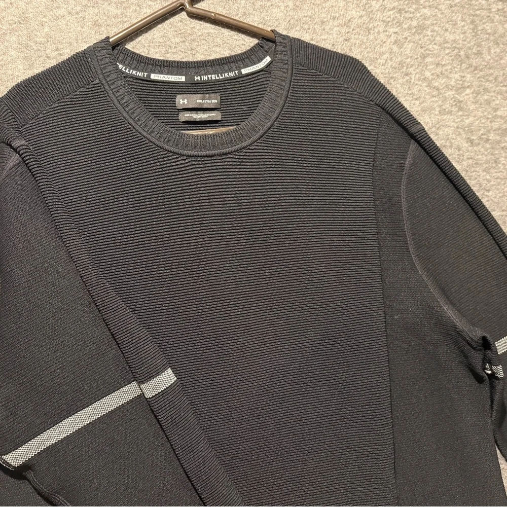 Under Armour Intelliknit Phantom Running Shirt Sweater Men XXL black performance
